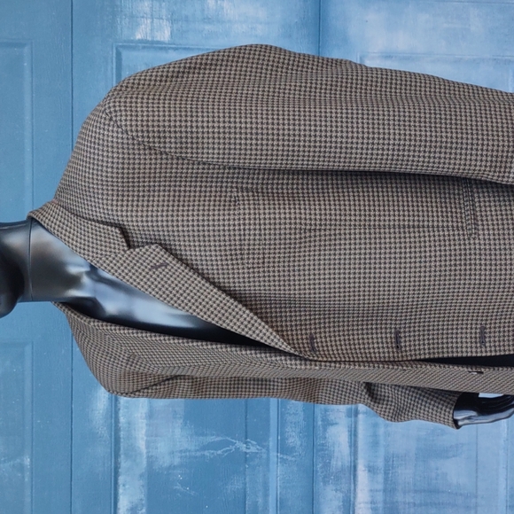 Vito Rufalo Men's Luxury Houndstooth Blazer w/Fabric by Lanificio Di Pray - Picture 3 of 17